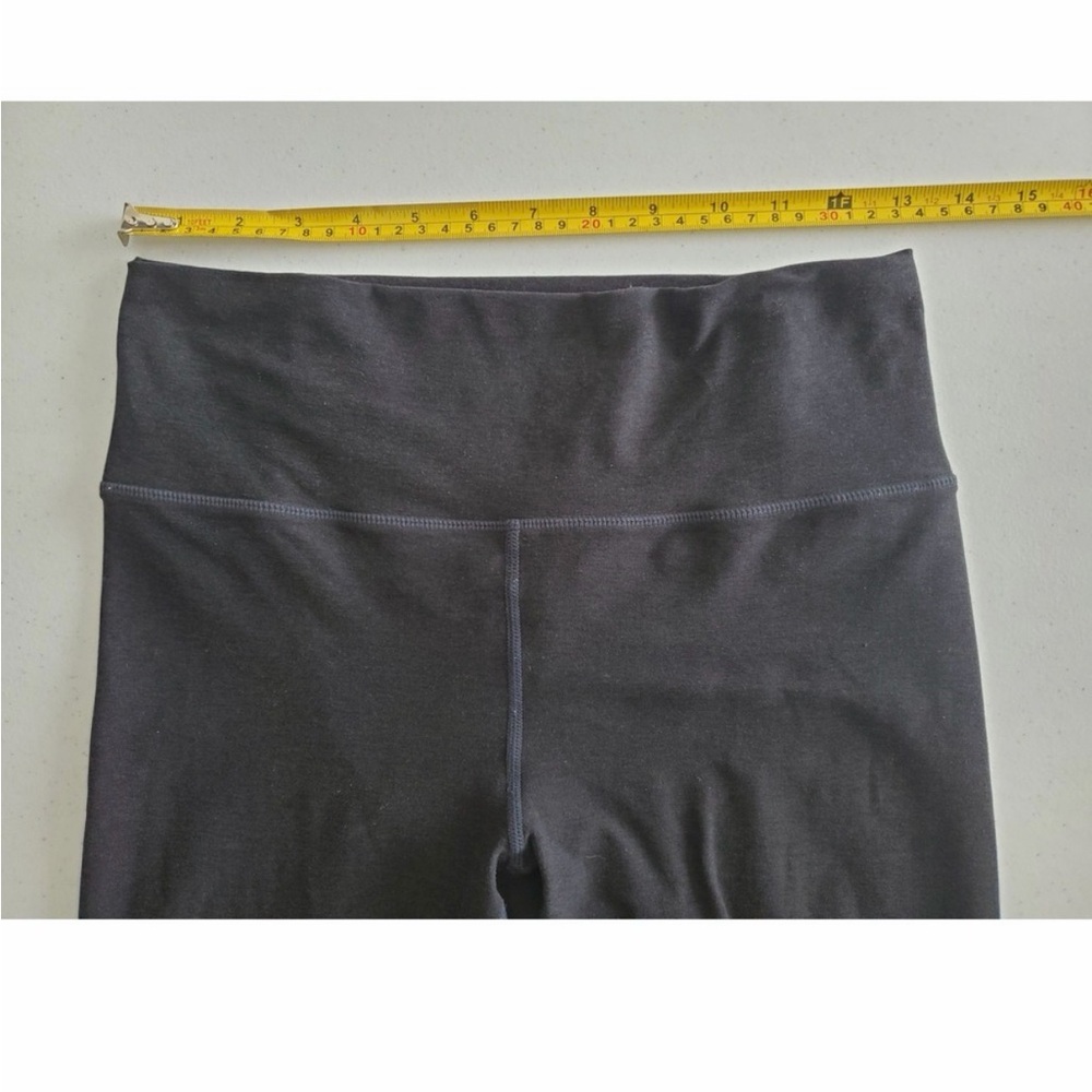 Vuori Clean Elevation Legging Black Heather High Rise 7/8 Performance Womens S